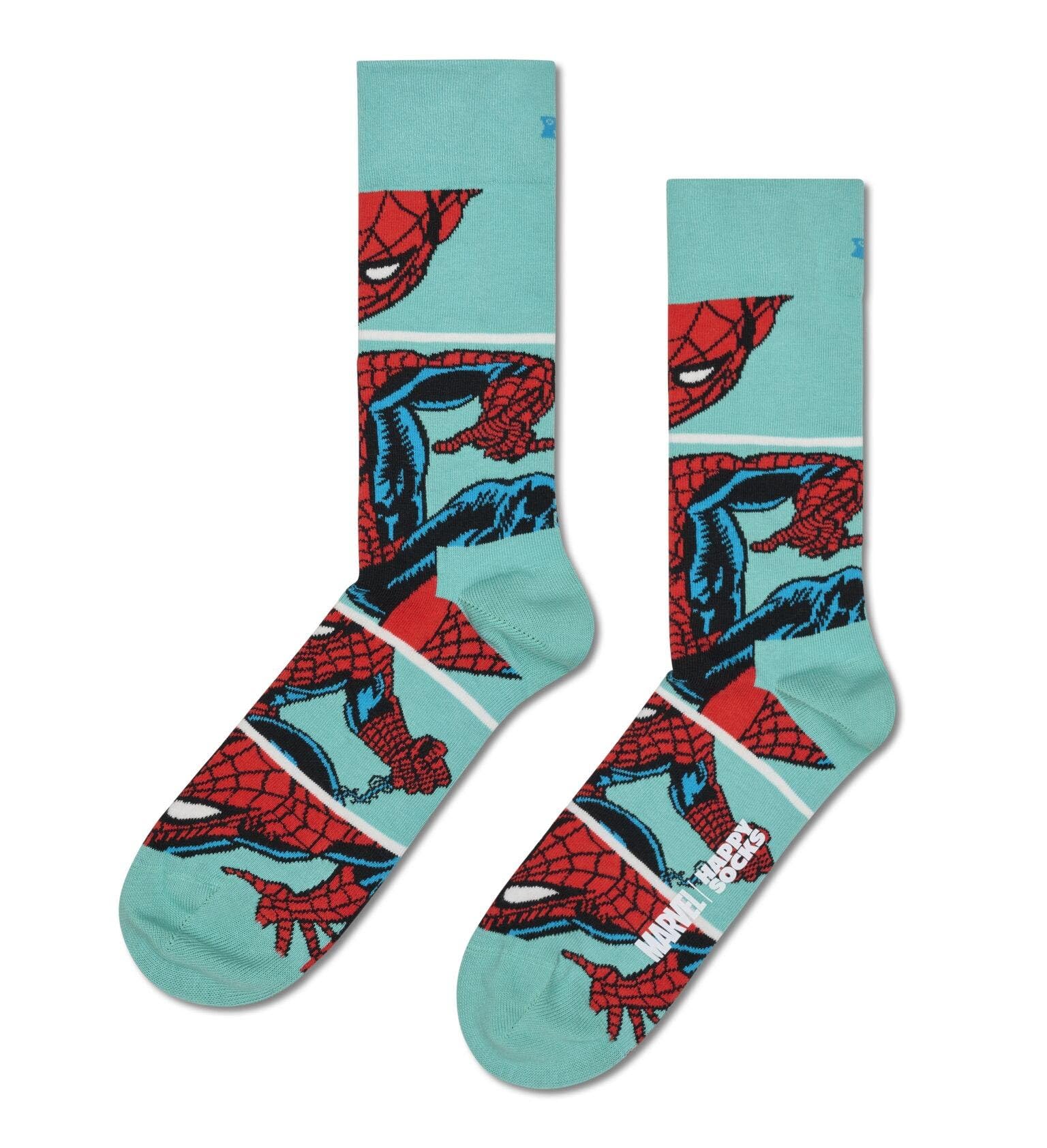 Happy Socks Marvel™ Spider-man 6-pack Socks Gift Set Calcetines Unisex adulto (Pack de 6)