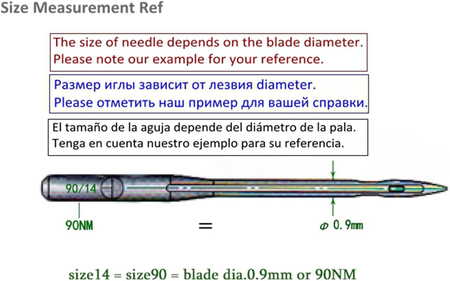 10Pcs DB*1 Industrial Sewing Machine Needles for JUKI DDL-555 Singer Brother,Size:22/140 - Image 5