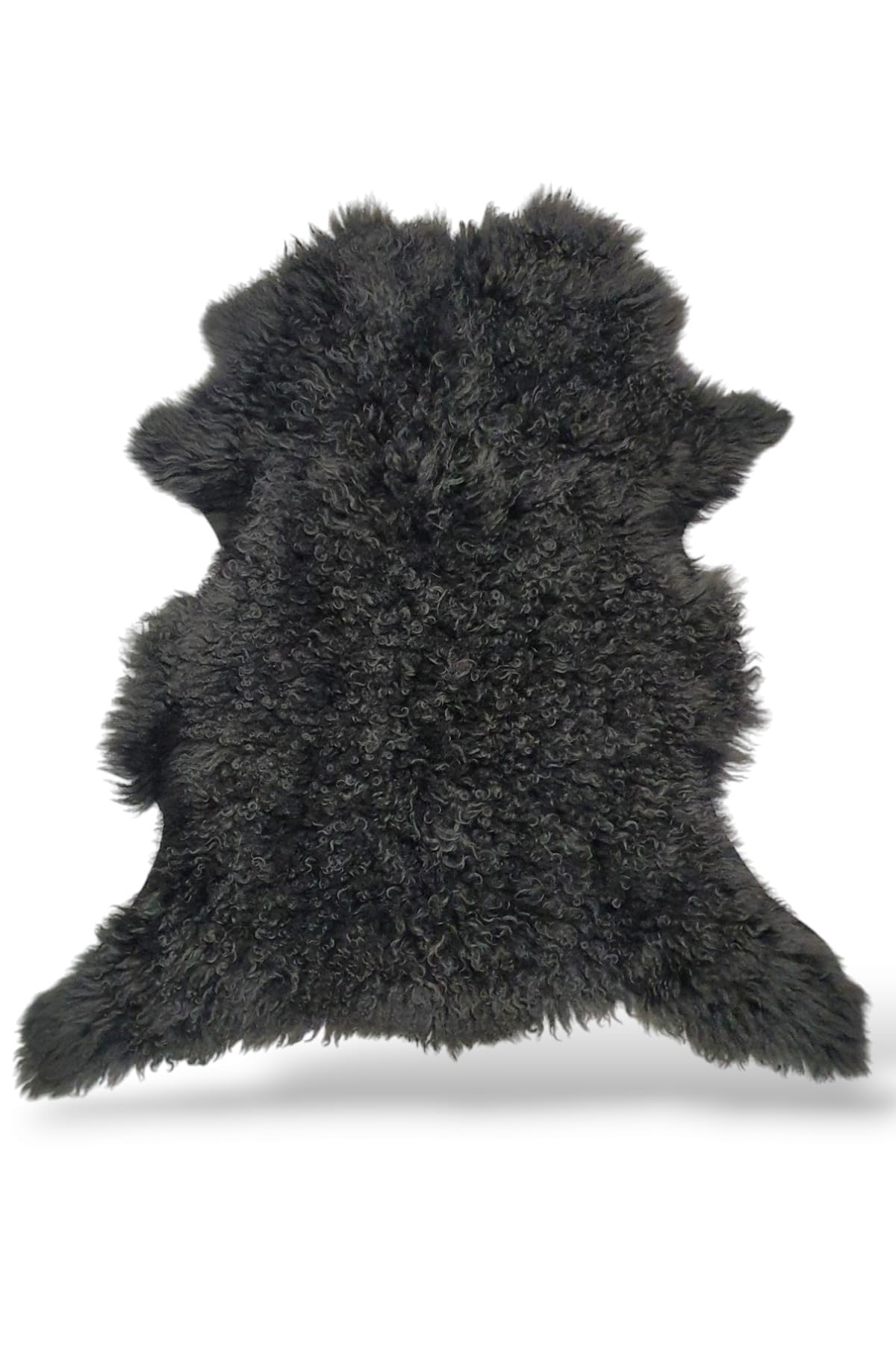 Tapis en Peau de Mouton véritable SODEF fait main pour un salon vintage élégant