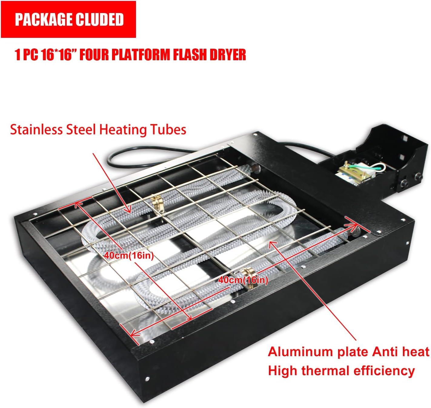 Tianiuseen Screen Printing Kit Silk Printing Press Equipment Material 4 Color 2 Station Desktop Micro-Adjust Screen Printer Screen Printing Flash Dryer for T-Shirt DIY