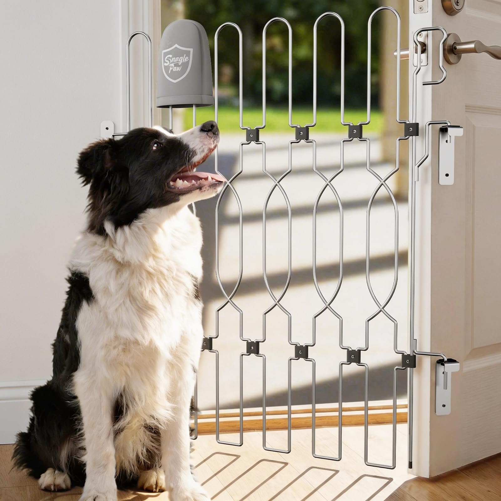 Retraktierbares Sicherheitsgitter für Hunde,Sicherheitsbarriere ohne Bohren