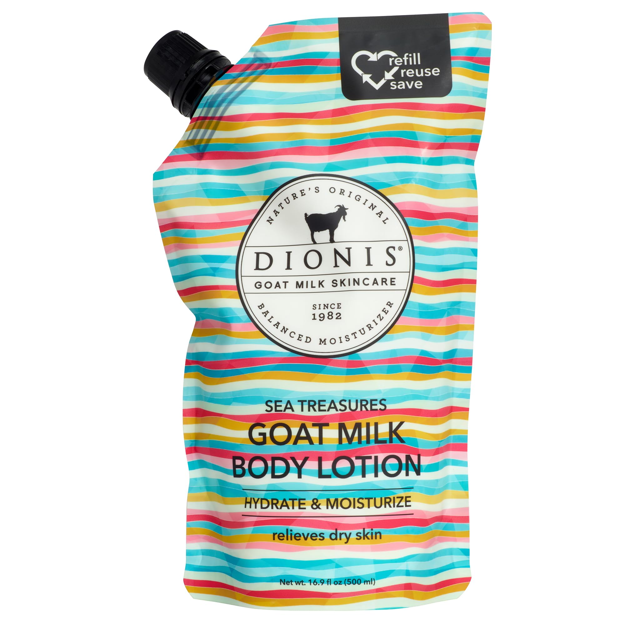 Amazon.com : Dionis Goat Milk Lotion Refill for Dry Skin, Sea