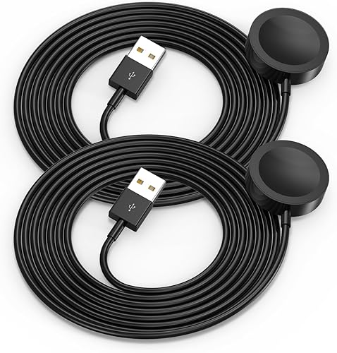 Miniatura 19 de Paquete de 2 cargadores actualizados para Apple Watch, cargador USB magnético inalámbrico rápido compatible con iWatch Ultra/Series