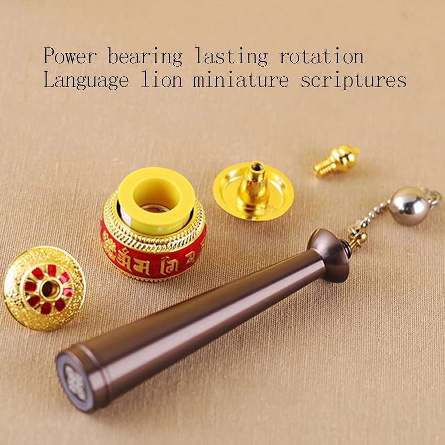 Amazon.co.jp: チベットのマニ車 マニ車 西蔵 チベット仏教オム