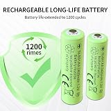 SPMST AA 1.2V Ni-MH Rechargeable Batteries, 2400mAh Solar Batteries, Double A Pre-Charged Batteries for Outdoor Solar Lights, Pathway Lights (12 Pack) - 5