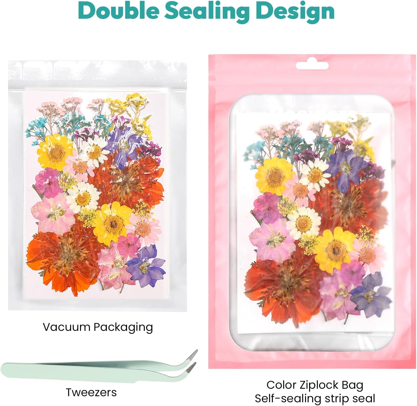 Resiners UV Light & Resiners 174PCS Dried Pressed Flowers - Wireless & Rechargeable UV Lamp for Resin Molds, Jewelry Making, Scrapbooking DIY Art Crafts