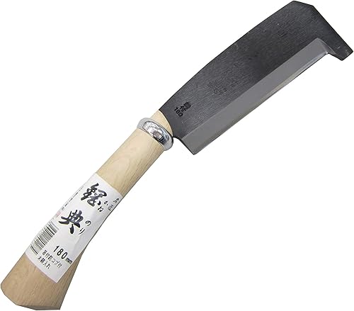 Itoarashi Cutlery Industrial C-71 Steel Hatchet with Chopsticks, Cob Pattern, Wooden Sheath, 7.1 inches (180 mm)