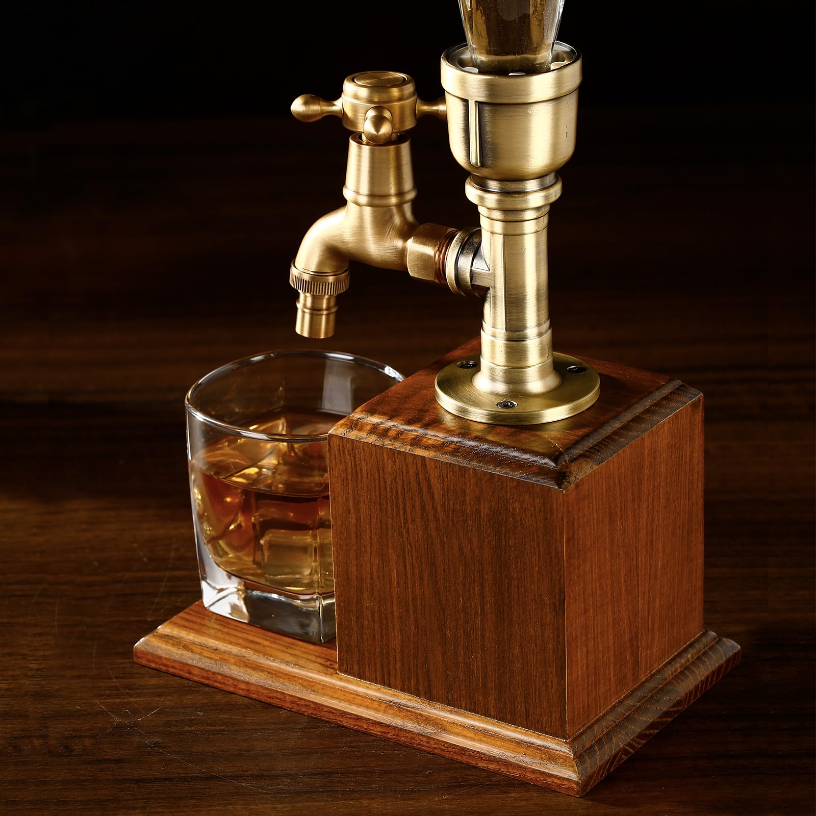Dispensador de bebidas para fiestas (marrón, 1 botella)