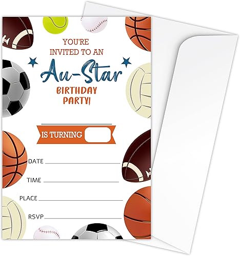 Tarjetas de invitaciones para fiesta de cumpleaños mexicana, suministros de fiesta de cactus de tacos para niños, niños o niñas, 20 invitaciones de