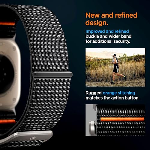 Miniatura 6 de Spigen DuraPro Flex Ultra - Correa ajustable para Apple Watch Ultra2Apple Watch Ultra de 1.732 pulgadas, Series 98SE276SE54321 1.772 in1.732 in1.654