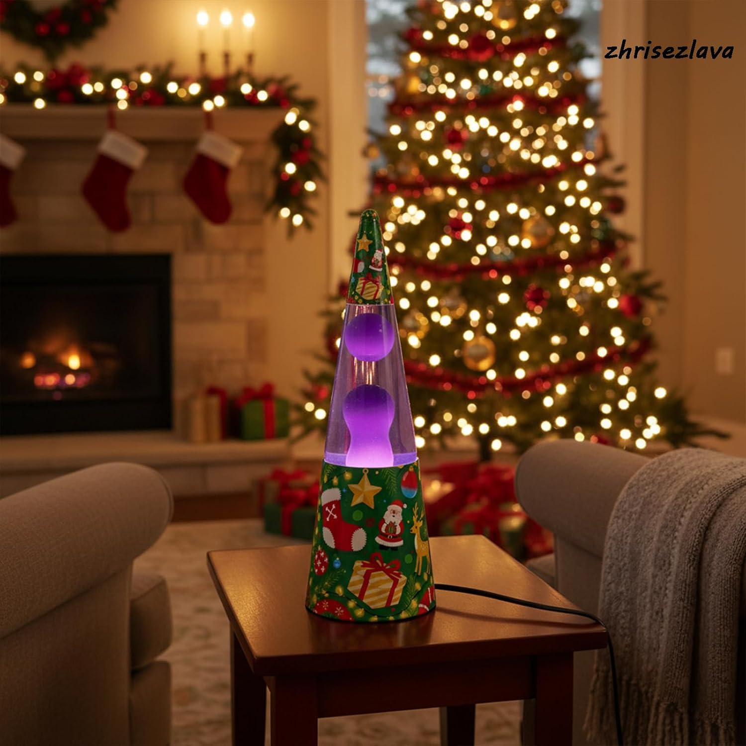 16inch Purple Liquid Motion Lamp, Flowing Relaxation Dynamic Lighting, Home Decor Serenity Entertainment Lamp, Meditation Night Light Home Decor, Gift for Adults and Children, Christmas Base.jzt
