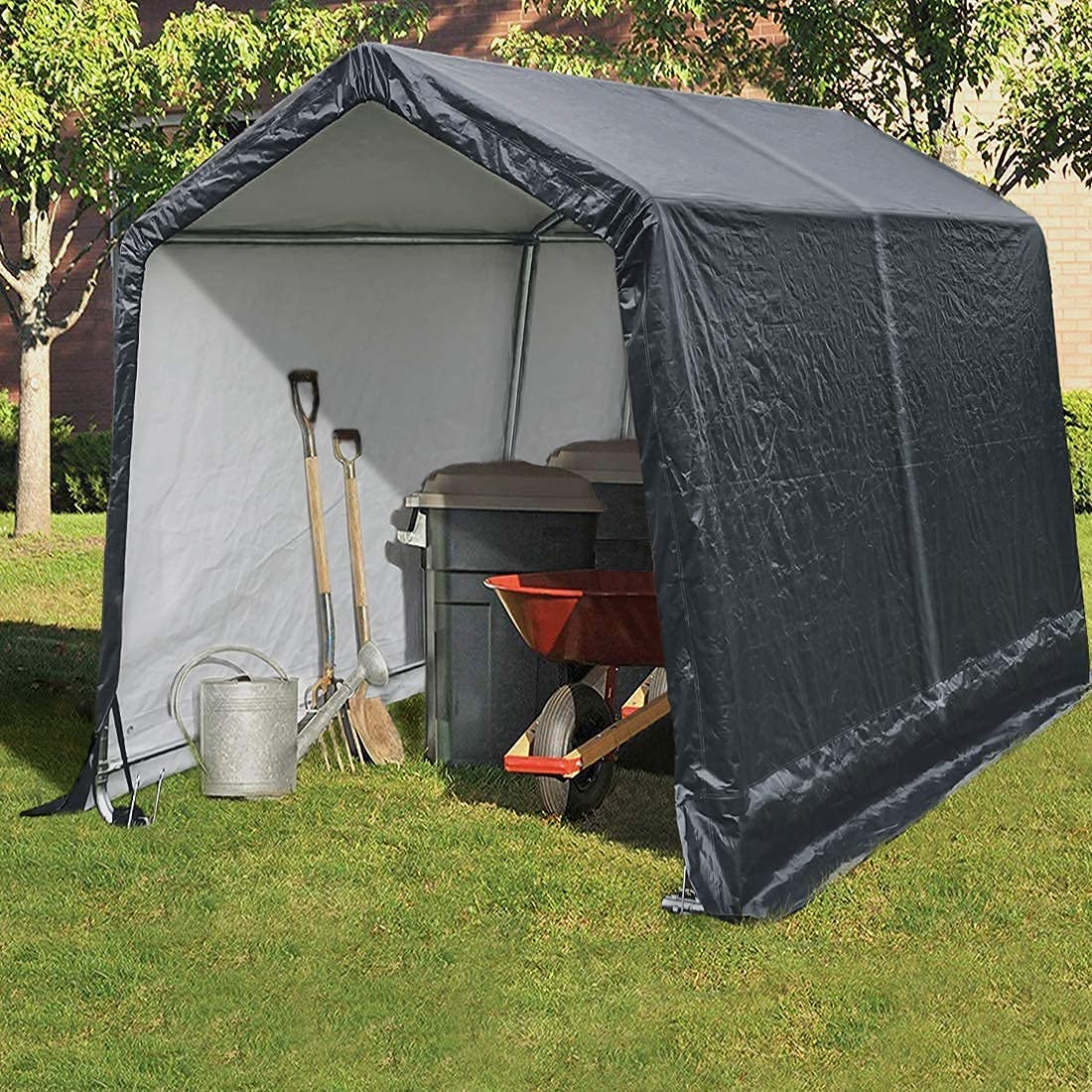 Gymax X 14 Patio Tent Carport Storage Shelter Shed Car Canopy Heavy