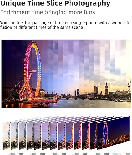 Miniatura 4 de ATLI Cámara de lapso de tiempo 1080P WiFi HDR APP Control de visualización previa en tiempo real Disparo Manual de enfoque Timelapse Cámara de video