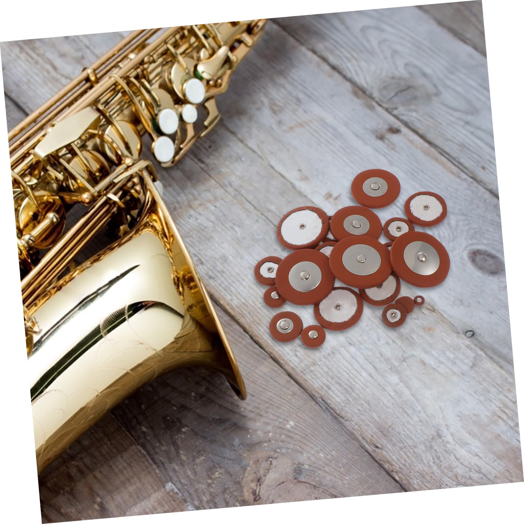 Kit de Herramientas de Reparación Mantenimiento y Sustitución de Piezas Dañadas para Saxofón Alto Color Aleatorio Tornillos Metálicos y Muelles para Músicos Profesionales