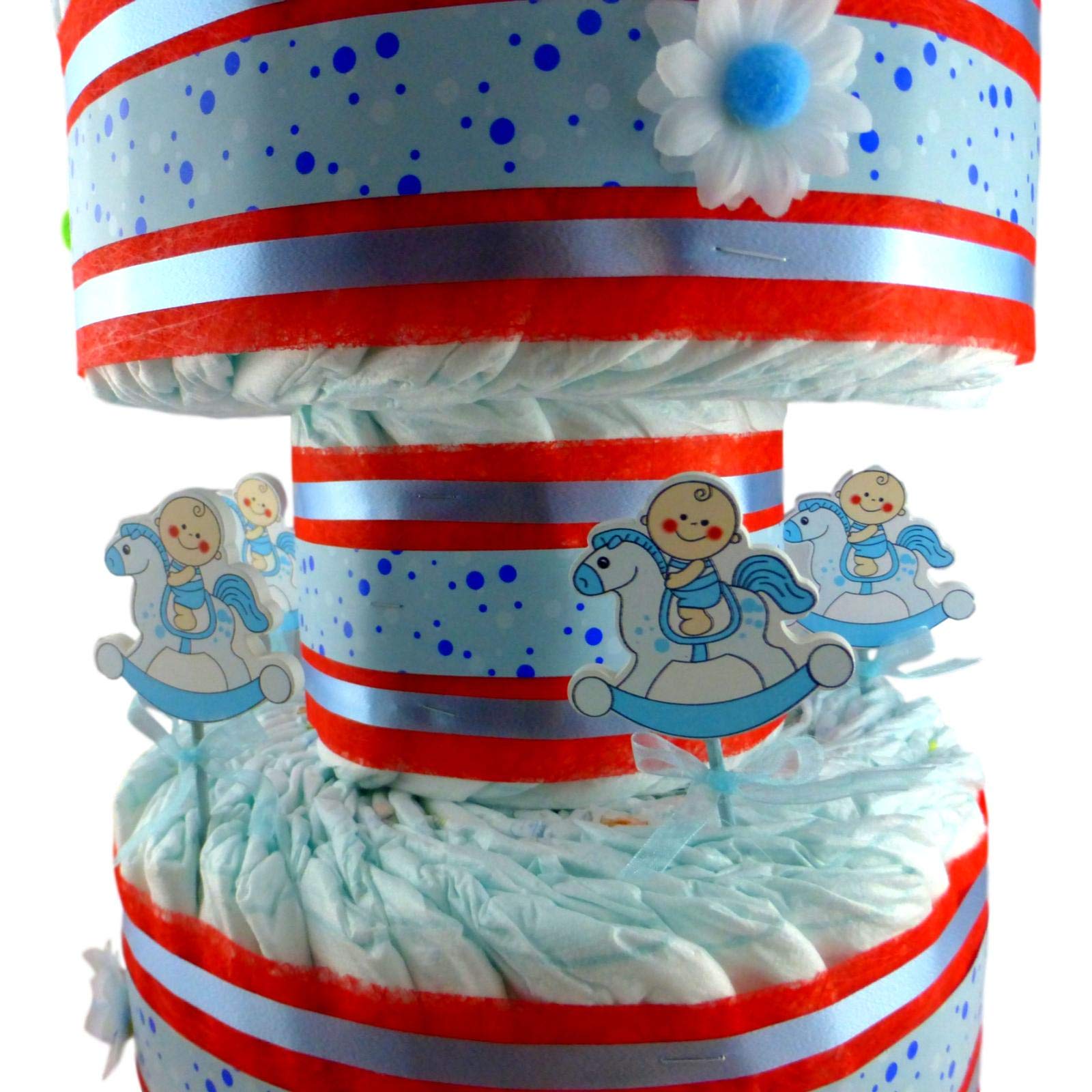 Torta pannolini giostra bambino