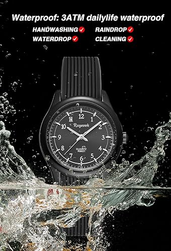 Miniatura 4 de Reloj de enfermera impermeable para mujer, reloj analógico de enfermería con segunda mano, esfera de fácil lectura