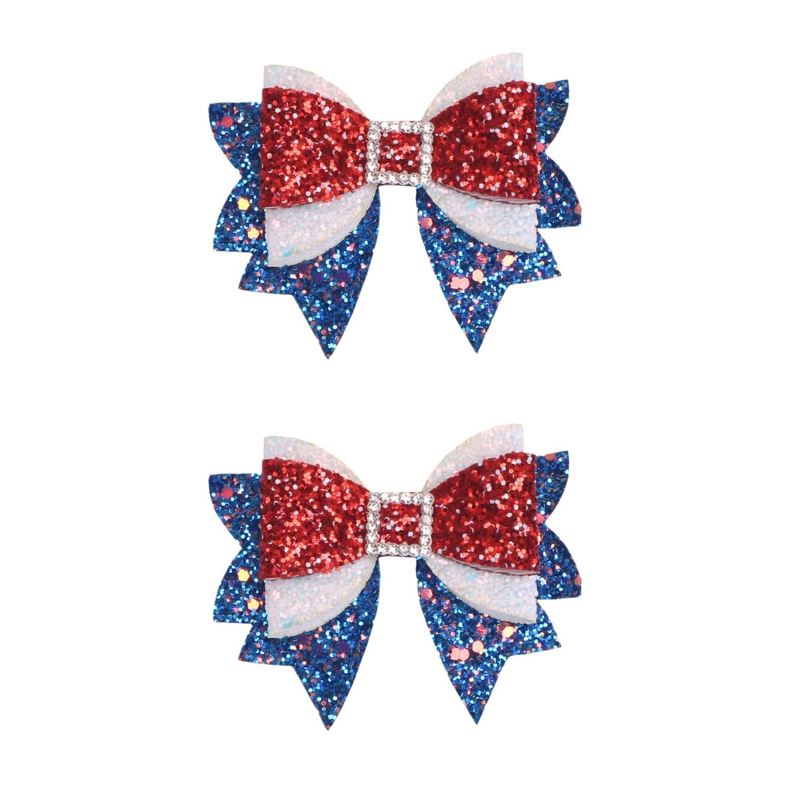 Glitter Halloween Ghost Hair Clips - 2 Pack -24 Glitter Halloween Ghost Hair Clips - 2 Pack -24