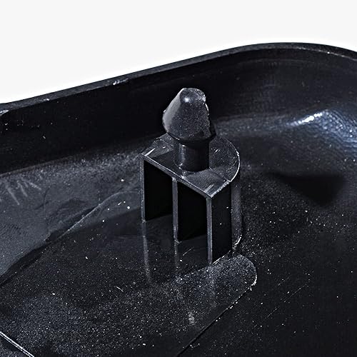 Miniatura 4 de Cubierta lateral izquierda derecha de batería negra brillante compatible con Honda 1999-2008 VLX 600 1999-2007 VT 600 C CD Shadow VLX Deluxe