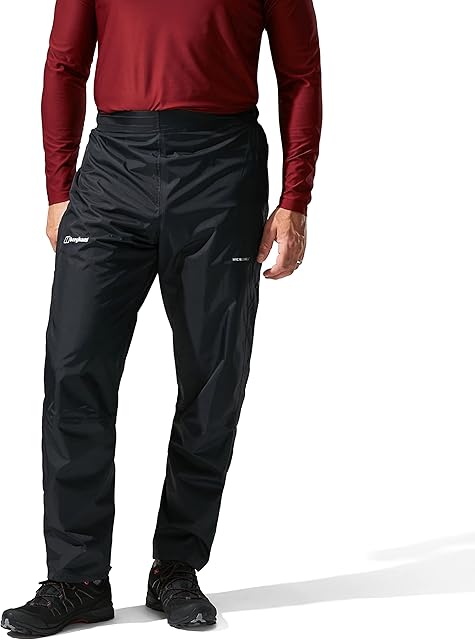 Berghaus Deluge Pro 2.0 wodoodporne oddychające spodnie wierzchnie, trwałe, wygodne spodnie przeciwdeszczowe - Deluge Pro 2.0, wodoodporny, oddychający Mężczyźni