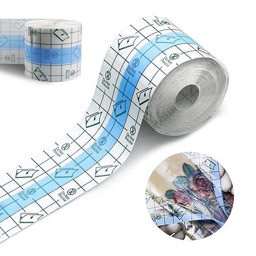 Miniatura 1 de Vendaje impermeable para tatuajes de 6 pulgadas x 2 yardas, vendaje de película transparente para segunda piel, curación de segunda piel, vendajes