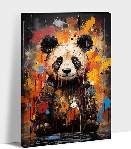 Miniatura 47 de ANRUOXI Graffiti - Lienzo decorativo para pared, diseño abstracto retro, pintura urbana moderna, póster de decoración de pared de zapatos para