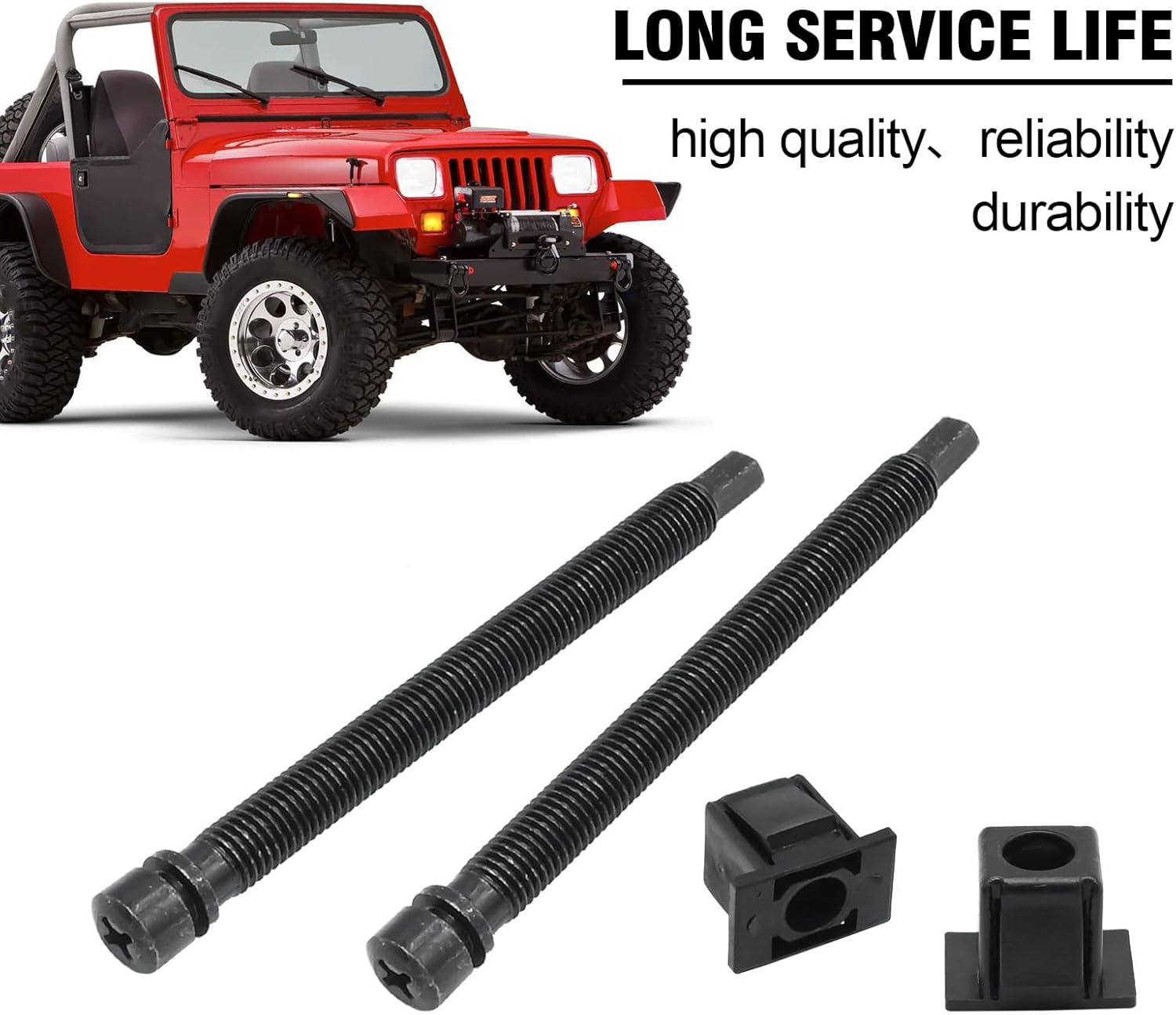 55054844 2Pcs Light Adjusting Screw Light Horizontal Adjustment Screws Replacement for Jeep Wrangler 1987-1995 Light Lamp Adjusting Screw