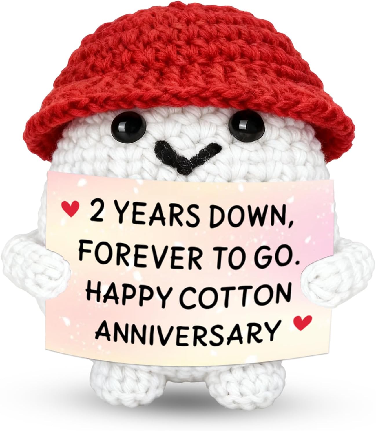 2 Year Anniversary Cottin Gifts for Him Her Cotton Anniversary Wedding Gift