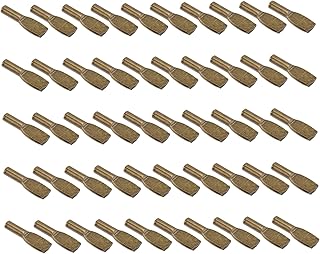 VANZACK 50pcs Active Shelf Support Adjustable Shelving Metal Cabinets L Brackets Heavy Duty Bookshelf Shelf Bookshelf Pegs Cabinet Shelf Pegs Household Supplies Pegs for Shelves Shelf Pin