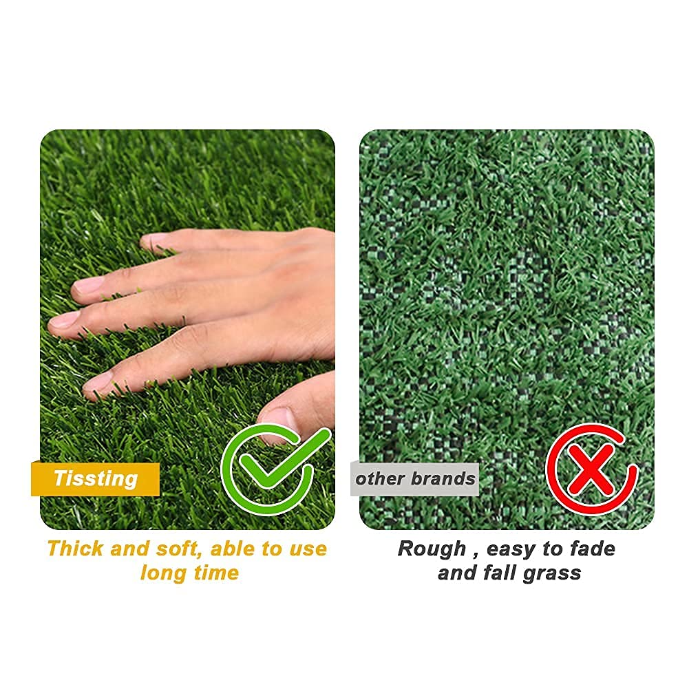 Prato Sintetico Tappeto Erba Finto Artificiale 20 Mm 1X10 Mt | Leroy Merlin - Foto 7