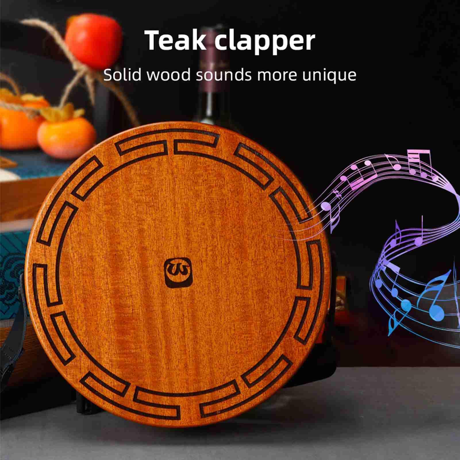 HUIOP Cajon Drum Drum Instrumento de percusión de Tambor de Mano Plano de 2 Tonos con Correa Ajustable y Bolsas de Almacenamiento Tambor Octogonal portátil para Principiantes