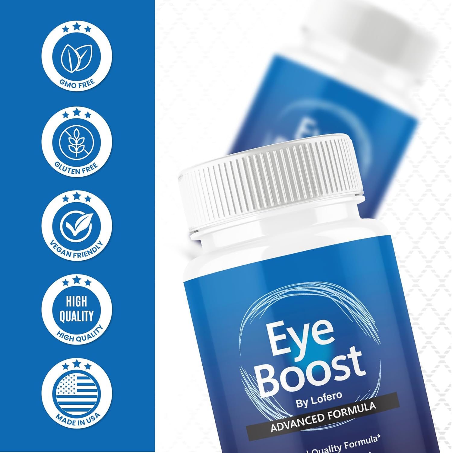 (3 Pack) Eye Boost Capsules, EyeBoost Premium Eye & Vision Formula Advanced All-Natural Vitamin Supplement Pills for Eye Visual Sight - Overall Wellness Support Made in USA (180 ct)