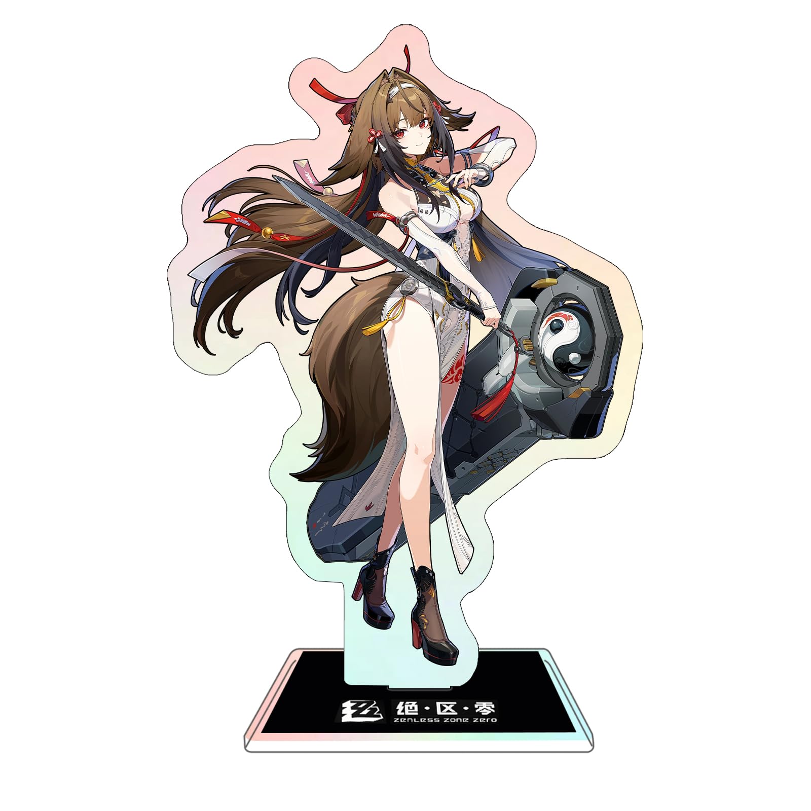 Rainteam Zenless Zone Zero Characters Acrylic Stand Figure,Colorful and Exquisite Character Design for Game Fans' Collection (Ye Shunguang)