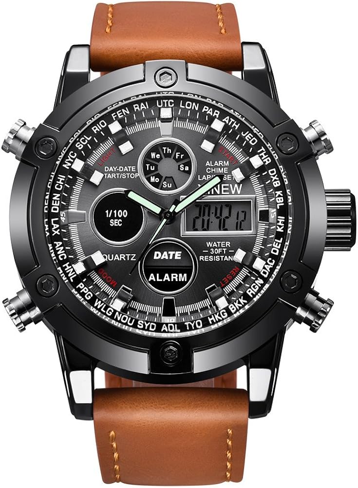 Watches for Men Sports Chronograph Waterproof Analog Zambia Ubuy