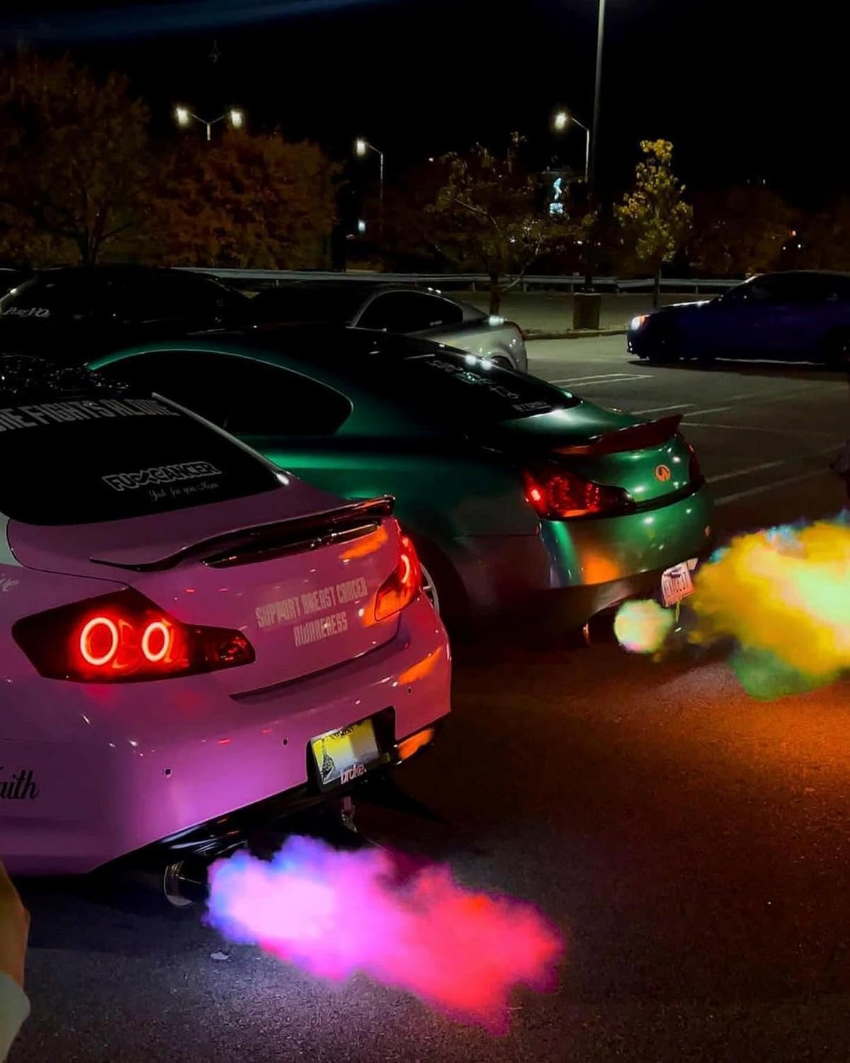 Colorful Exhaust Flame Paste (Pink)