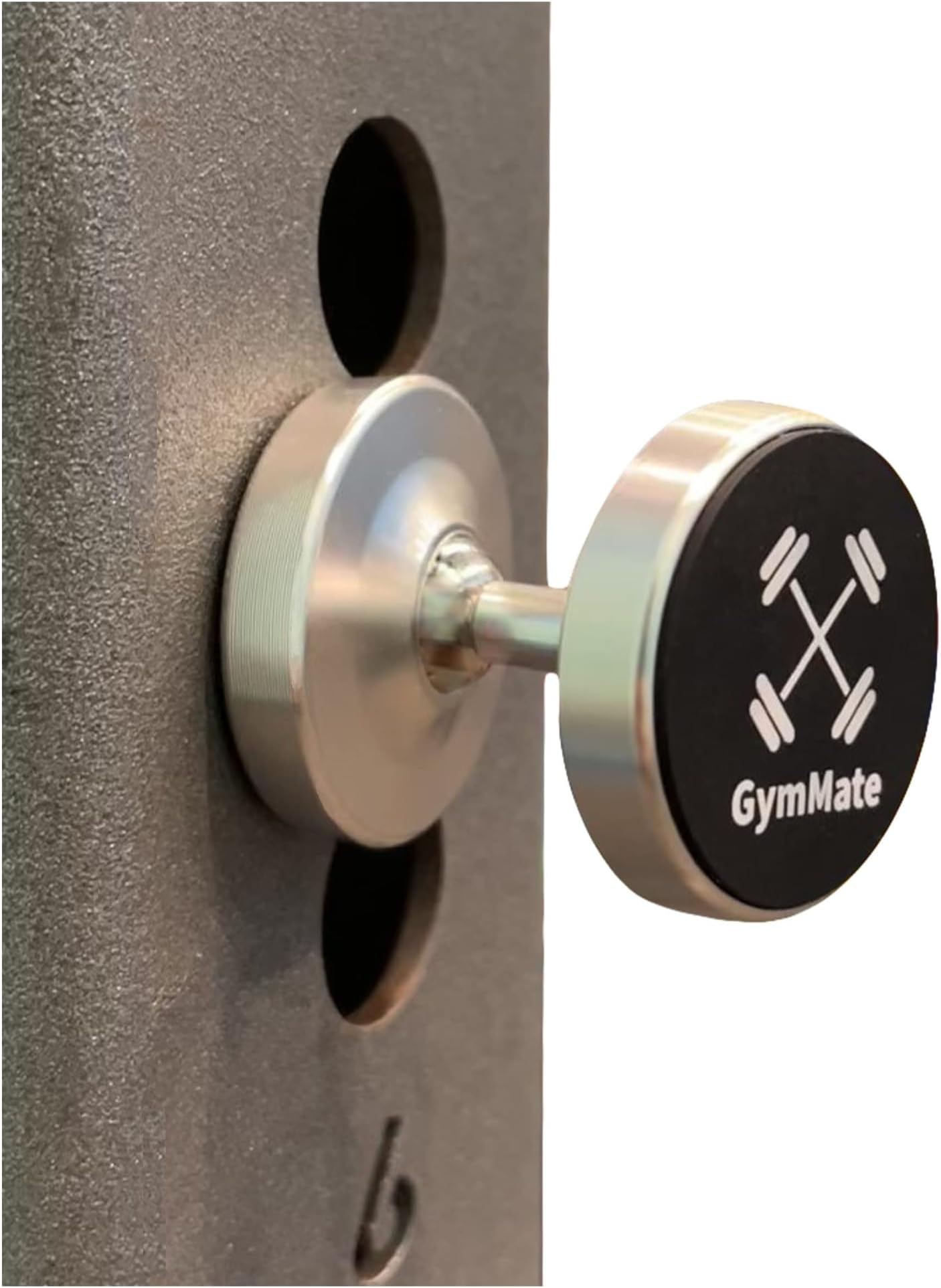 Gym Mate Dual Magnetic Phone Mount & Holder – Attaches Magnetically to Metal Surfaces – Shoot Hands-Free Workout Videos – Strong Joints & Magnets – Compact Size