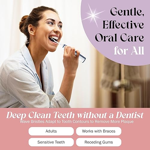 Miniatura 6 de Cabezales de cepillo ultra suaves compatibles con cepillo de dientes eléctrico Philips Sonicare para dientes y encías sensibles con 10,000 cerdas