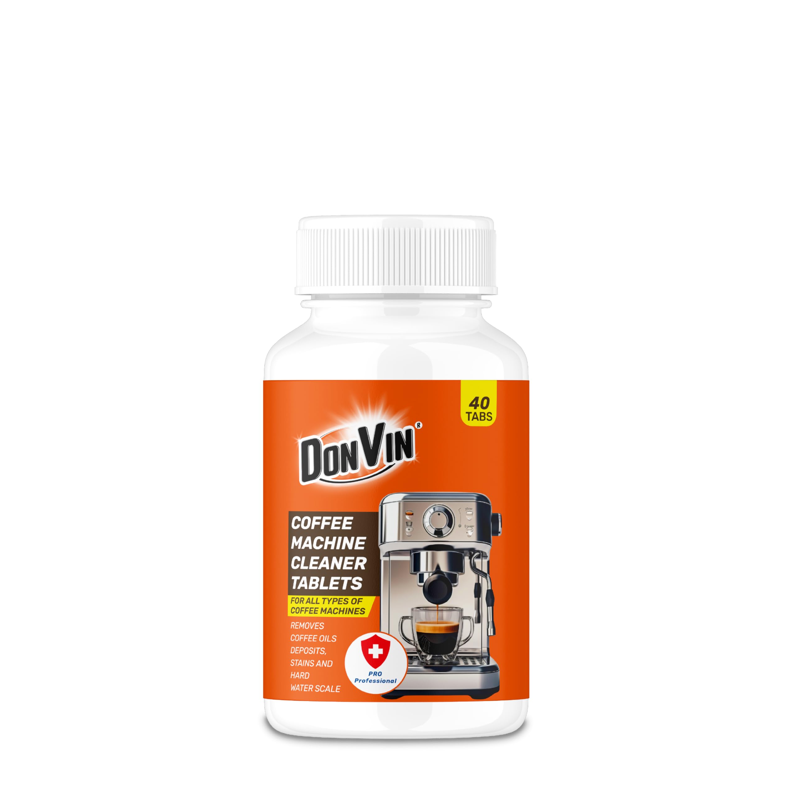 Coffee Machine Cleaning Tablets – 40 Tablets, Compatible with All Coffee Machines, Removes Coffee Oil & Deposits, Anti-Bacterial, Fast-Acting for Easy Cleaning-image-5