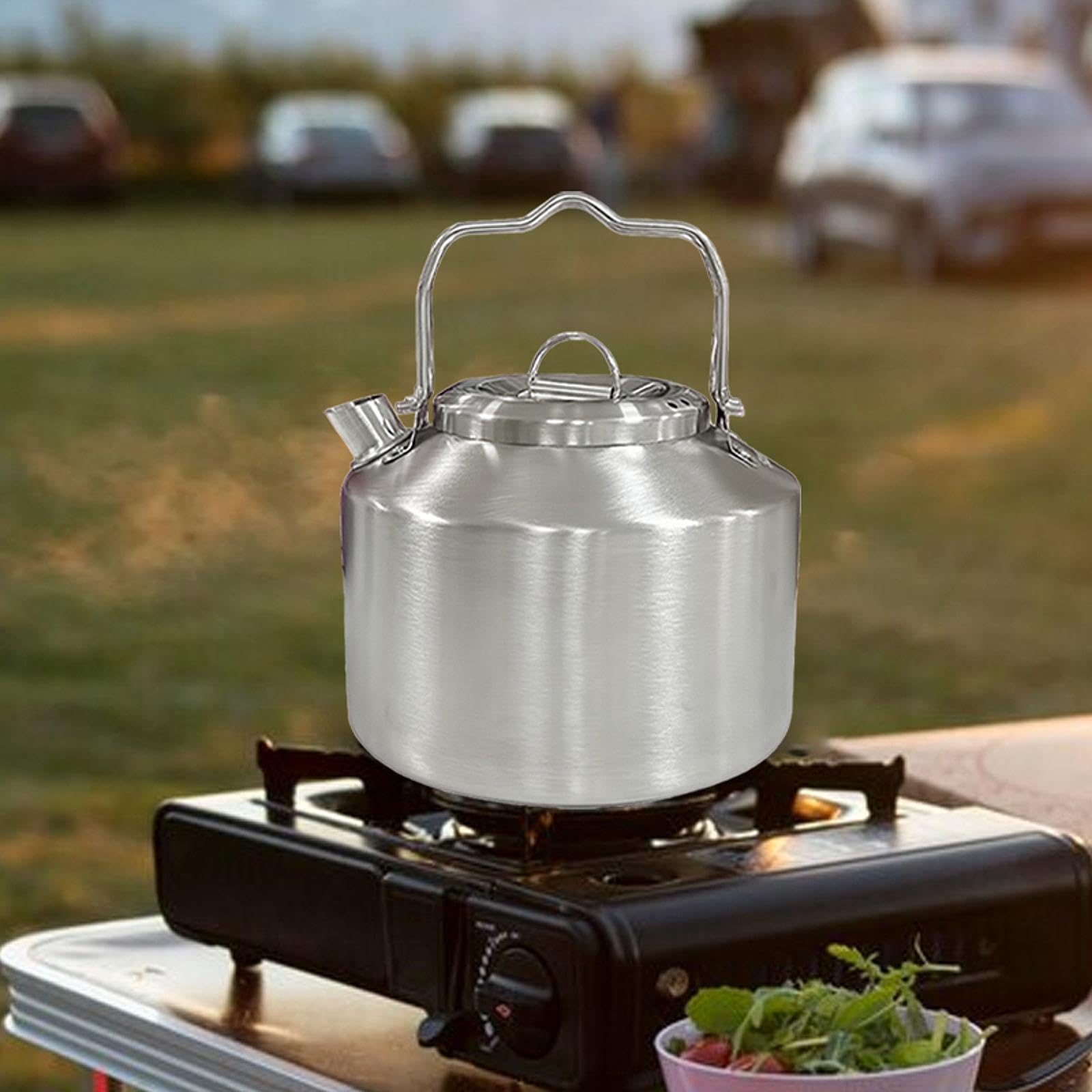 Ze stali nierdzewnej herbatę herbatę kawy garnek kuchenny kuchenki przenośne prezenty kempingowe Kettle herbata garnek do podróży na świeżym powietrzu progress