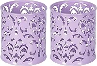 Vista 10 de EasyPAG Soporte para Bolígrafos Negro para Escritorio, Paquete de 2 Organizadores Redondos para Lápices, Soporte para Cepillos para Tocador