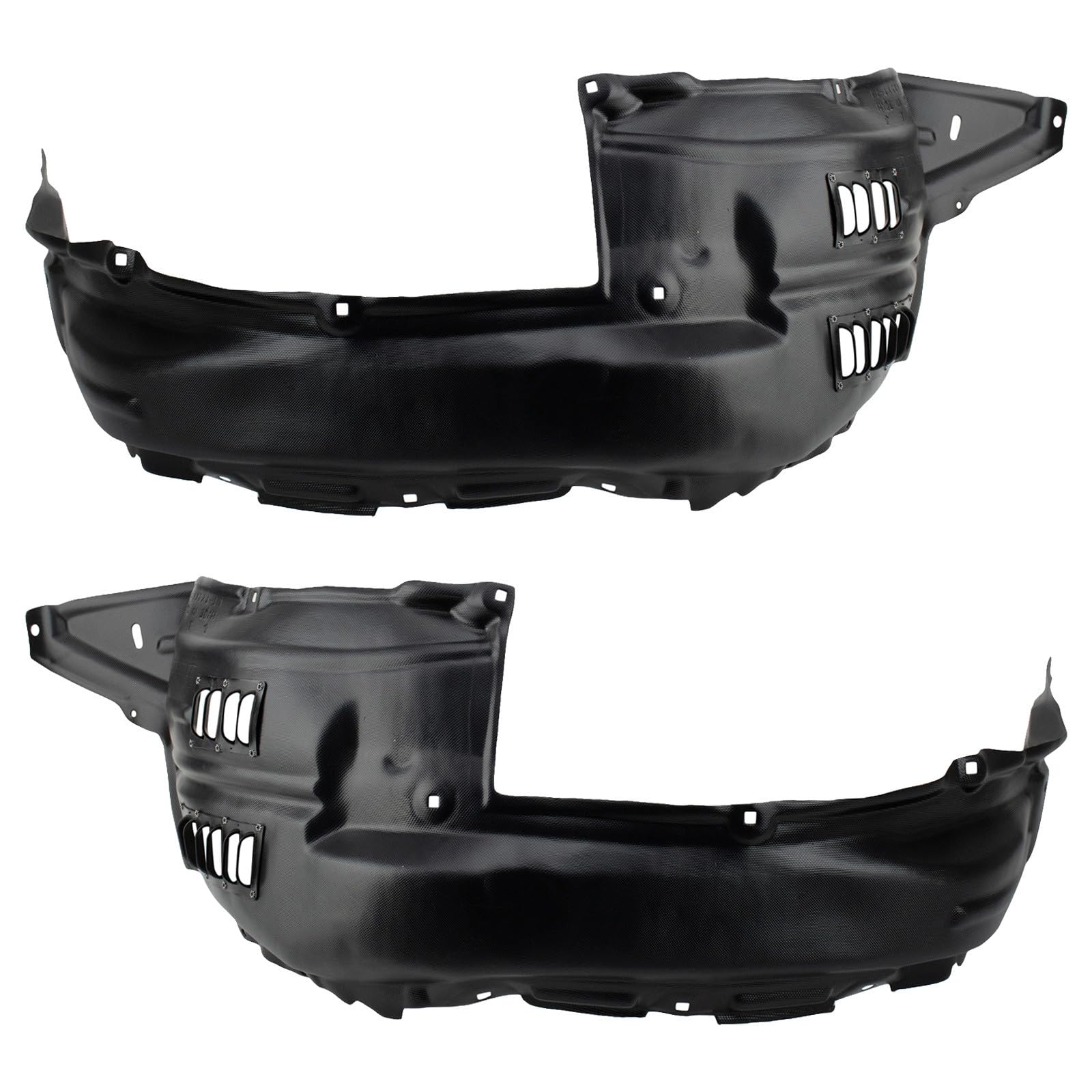 TRQ Front Inner Fender Liner Set Compatible with 2014-2021 Toyota 4Runner