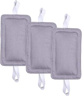 Door Silencer Jammer Closer Cushion Latch Cover 3 Pack for Noise Reducing Quiet Doors Baby Toddler Safety 3.25 x 5.5 Inch (New Grey)