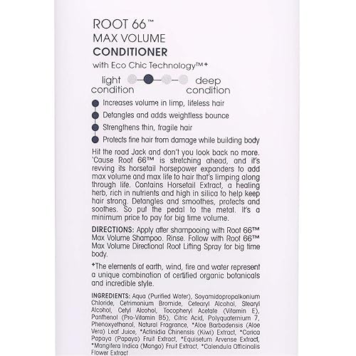 Miniatura 4 de Giovanni Acondicionador de volumen máximo Root 66, 33.8 onzas líquidas