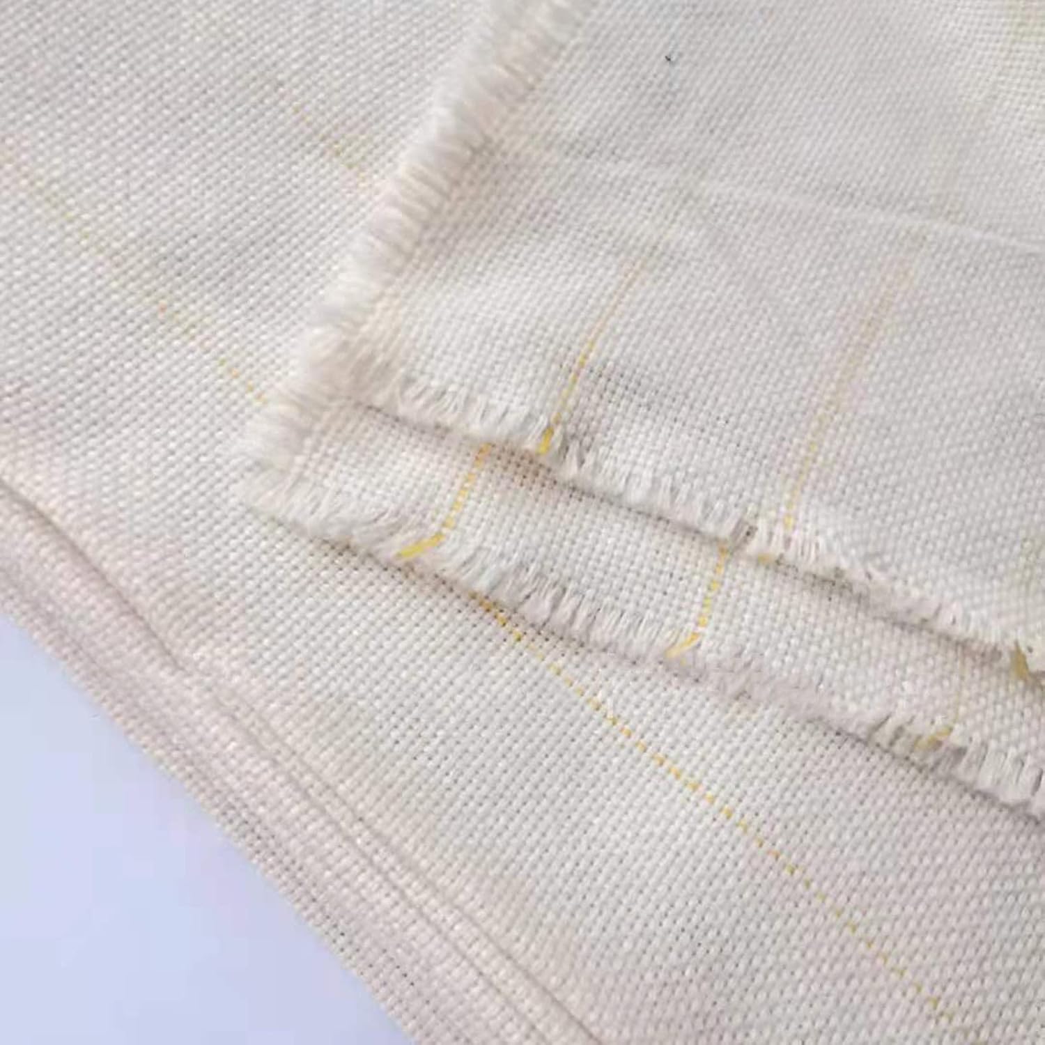 1mx5m Primary Tufting Cloth Rug Backing Fabric for Rug Tufting Gun, Carpet Punch Needle Monks Cloth (Yellow)