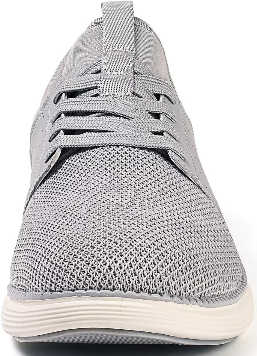 Men Casual Dress Shoes Fashion Sneakers Lightweight Breathable Laceless Walking Shoes Gym Tennis Athletic - Image 2