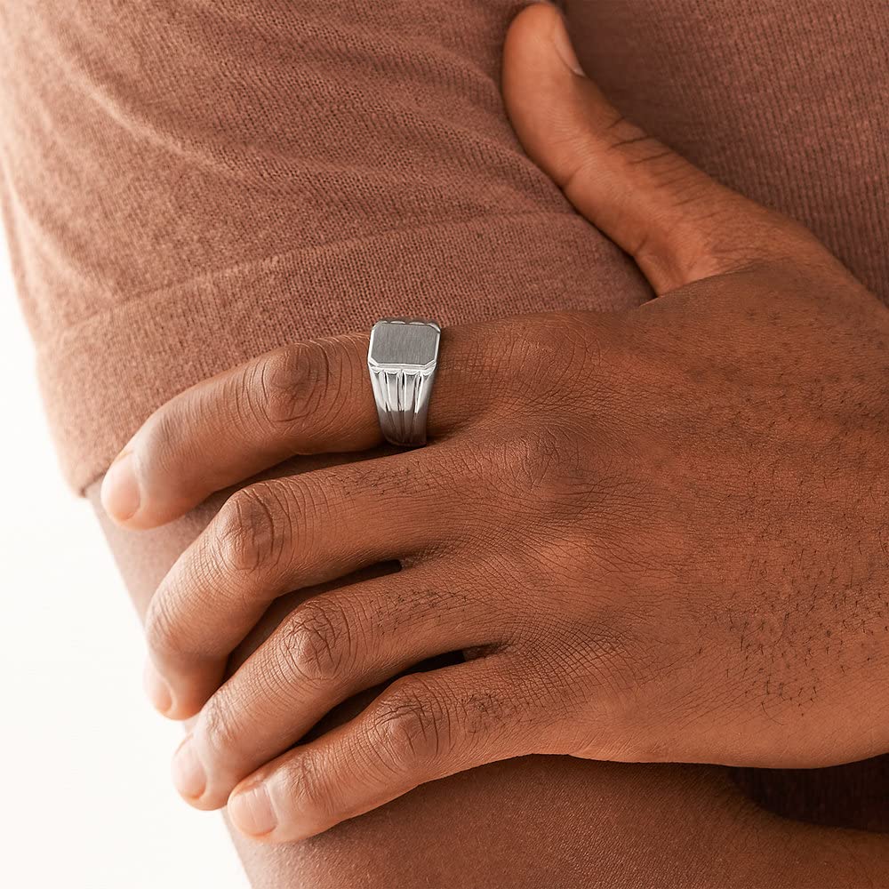 Fossil Damen Ringe aus Edelstahl offen