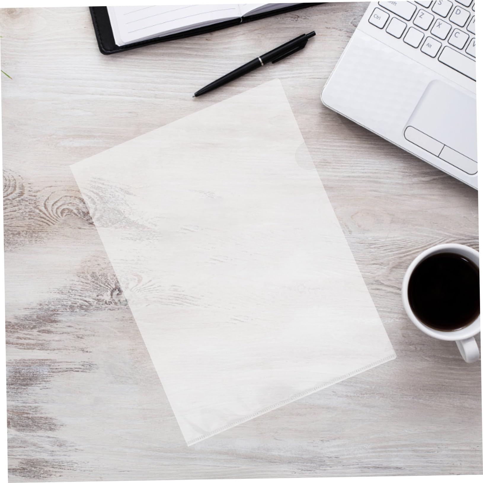 HOMSFOU 100stücke Ordnermappe mit Fächern aus Plastik Transparente Aktenhüllen für Dokumente Schutzhüllen für Papier Aufbewahrungsboxen für Büro und Schule