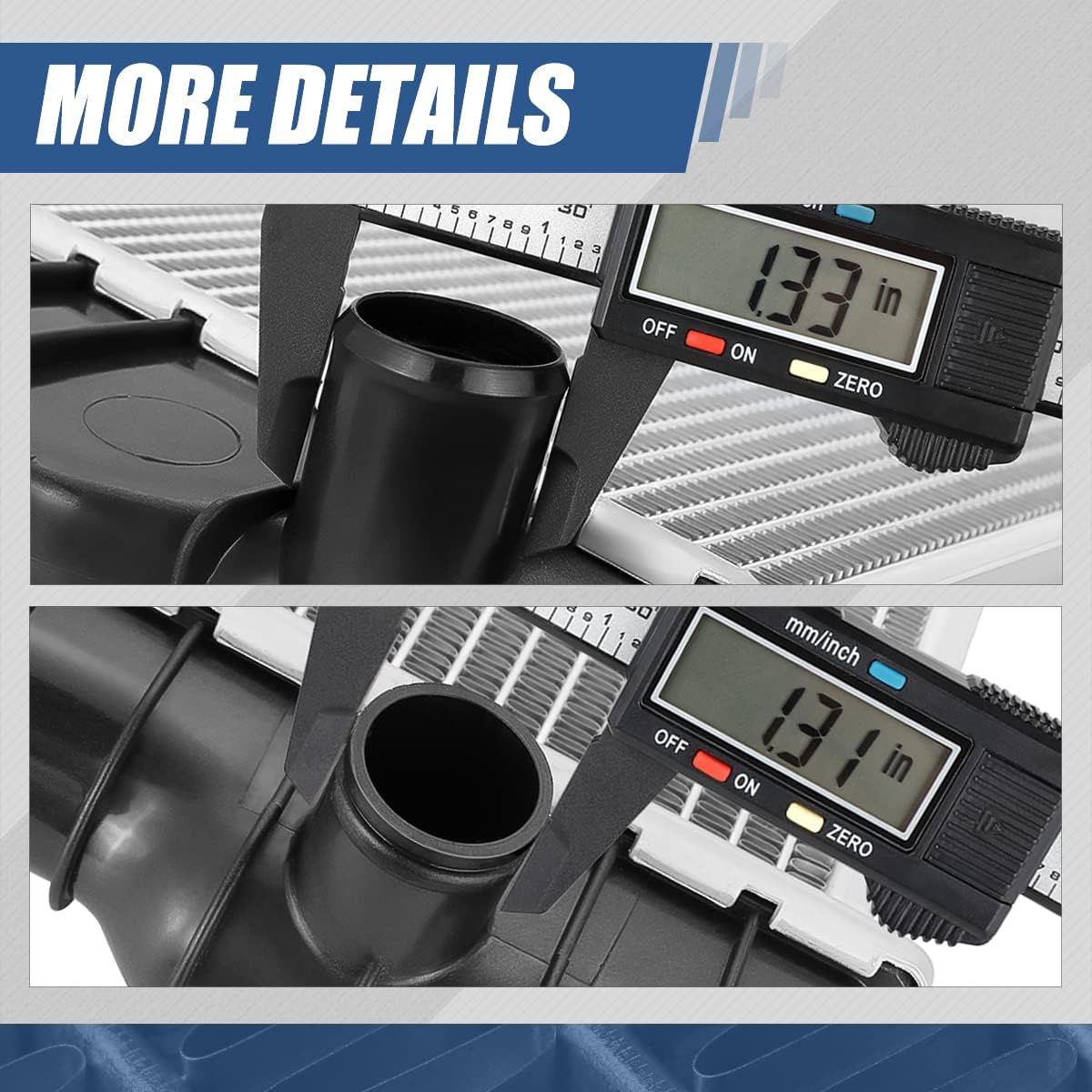 Auto Dynasty Radiator Compatible with 82-95 Chevy S10 Blazer GMC S15 Pickup Jimmy Sonoma 2.8L AT, DPI 744 Factory Style 1-Row Cooling Radiator, Aluminum Core