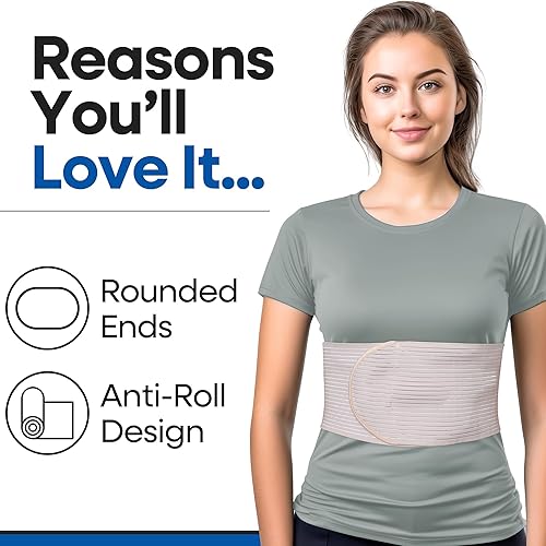 Miniatura 5 de Rib Brace - Carpeta de pecho  Cinturón de costilla para reducir el dolor de la caja torácica  Soporte de compresión de pecho para lesiones