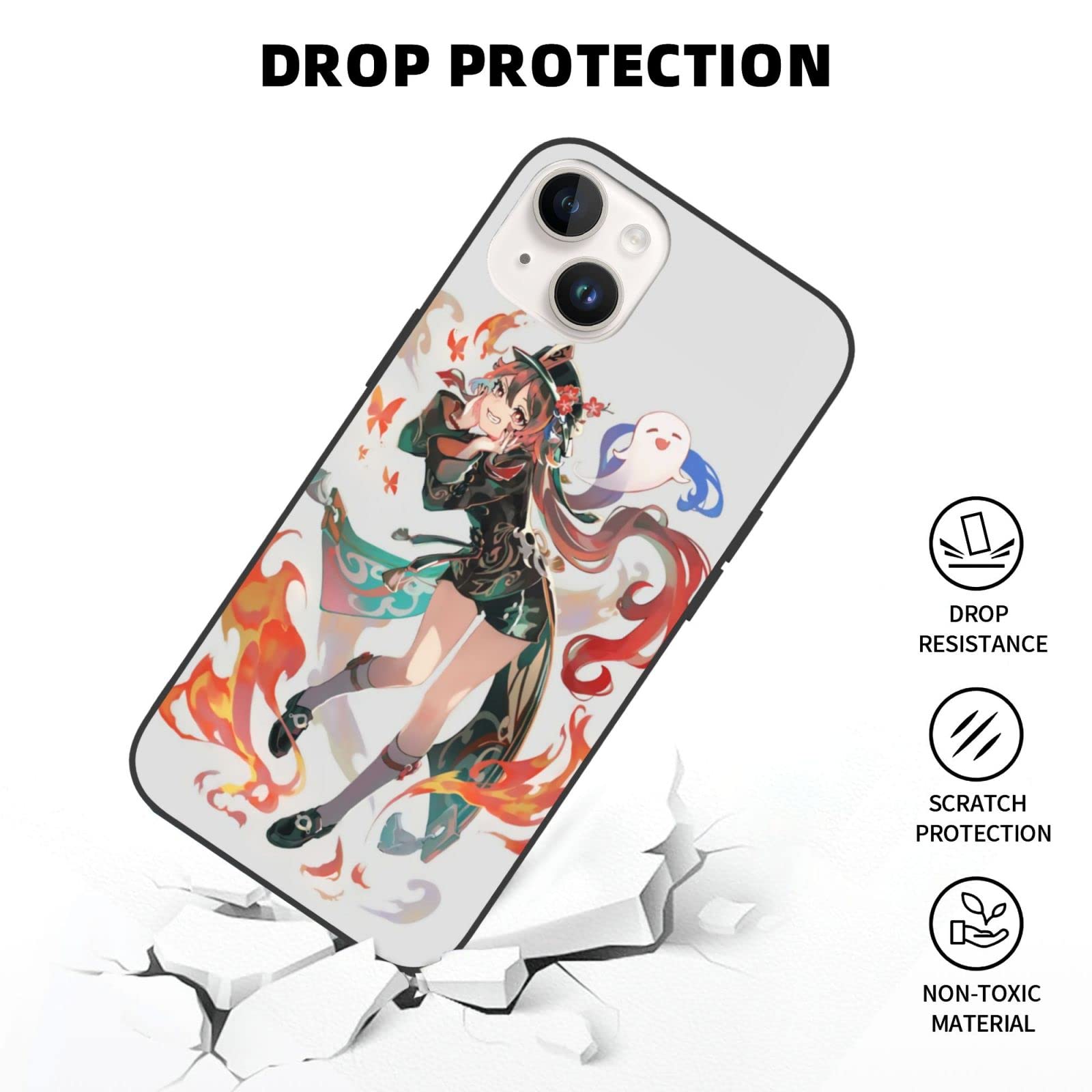 Amazon.co.jp: 原神 Genshin Impact 胡桃 iPhone 14ケース