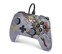 Vista 5 de PowerA Enhanced Nintendo Switch and Switch 2 Wired Controller - Valiant Link, Nintendo Switch Controller Zelda, Mappable Gaming Buttons, Officially